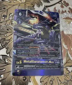 Digimon Card Game MetalGarurumon Ace ST16-12 Wolf of Friendship Promo - Image 1