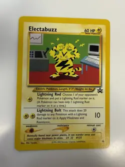 2000 Pokemon Electabuzz 46/53 Wotc Promo Regular Movie Trading Card Game TCG - Image 1
