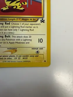 2000 Pokemon Electabuzz 46/53 Wotc Promo Regular Movie Trading Card Game TCG - Image 4