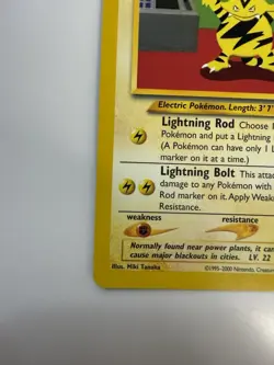 2000 Pokemon Electabuzz 46/53 Wotc Promo Regular Movie Trading Card Game TCG - Image 5
