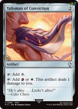 Talisman of Conviction (Surge Foil) 363 Commander: FINAL FANTASY NM EN - Image 1