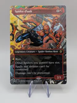MTG Spiderman: Spider-Punk (Borderless) Regular Rare SPM 207 - NM - Image 1