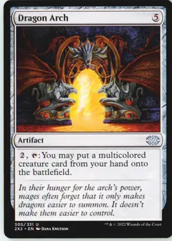 Dragon Arch 305 Uncommon Double Masters 2022 Near Mint - Image 2