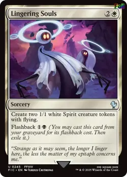 Lingering Souls (Surge Foil) 245 Commander: FINAL FANTASY NM EN - Image 1