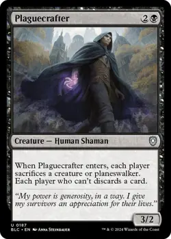Plaguecrafter - Commander: Bloomburrow BLC - MTG - NM Magic - 187 U - Image 1
