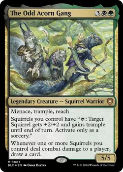 The Odd Acorn Gang Foil - Commander: Bloomburrow BLC - MTG - NM Magic - 7 M - Image 1