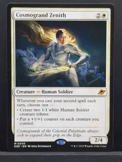 MTG Edge of Eternities Cosmogrand Zenith Foil Mythic Card 0009 NM Condition - Image 1