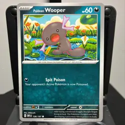 Paldean Wooper - 126/197 - Pokemon Obsidian Flames 2023 - Common Card NM - Image 1