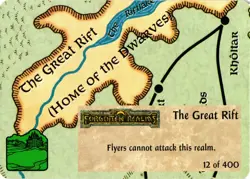 Spellfire Master the Magic Forgotten Realms The Great Rift First Edition Card - Image 1