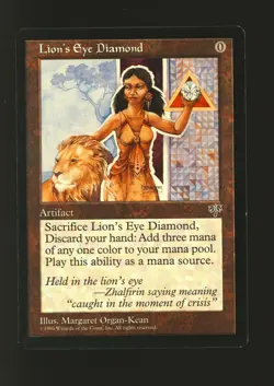 Magic MTG Mirage Lion's Eye Diamond LIGHTLY PLAYED LP *528 - Image 1