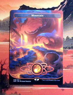MTG Mountain (238) (Borderless) Regular UNF 238 NM L - Image 1