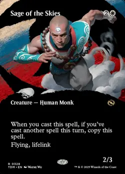 Sage of the Skies Showcase Regular - Tarkir: Dragonstorm MTG-NM - Image 1