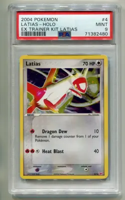 2004 POKEMON EX TRAINER DECK KIT PROMO LATIAS #4/10 HOLO FOIL PSA 9 A P1 - Image 1