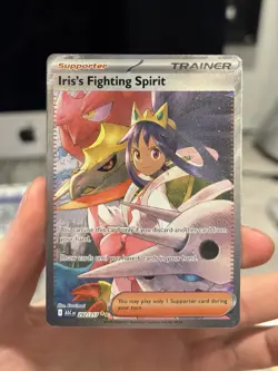Iris's Fighting Spirit 292/217 Pokemon Trainer Ascended Heroes SIR NM - Image 1