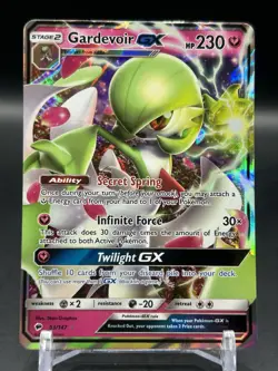 Gardevoir GX 93/147 Pokemon Burning Shadows Ultra Rare Holo LP - Image 1
