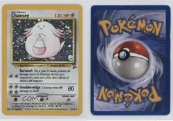 Chansey Holo Pokemon Base Set 2 #3 2000 - Image 3