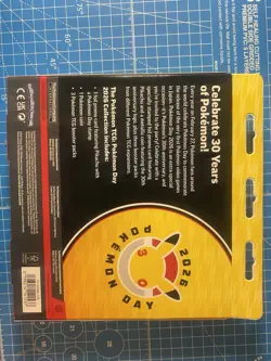 Pokemon TCG Pokemon Day 2026 Collection 3 Booster Packs Promo Coin Pikachu - Image 2