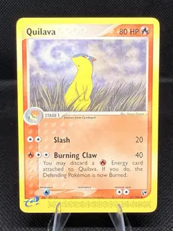 Pokemon TCG Quilava 51/100 Uncommon e-Reader EX Sandstorm - Image 1