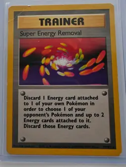 Super Energy Removal 79/102 Base Set - Pokemon TCG - 1999 Dmg - Image 1