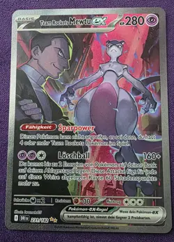 Pokemon Team Rockets Mewtu 231/182 / Ewige Rivalen / Extrem Clean / Mint - Image 1
