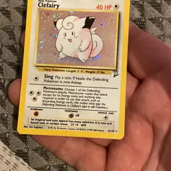 Pokemon Clefairy Base Set 2 Holo 6/130 NM - Image 3