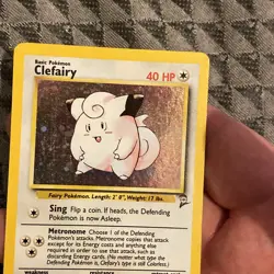 Pokemon Clefairy Base Set 2 Holo 6/130 NM - Image 4