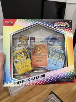 Pokemon TCG SV8.5 Prismatic Evolutions Poster Collection Box Factory Sealed - Image 1