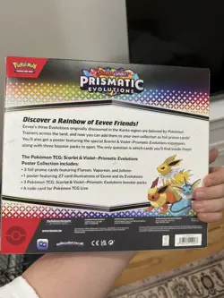 Pokemon TCG SV8.5 Prismatic Evolutions Poster Collection Box Factory Sealed - Image 2