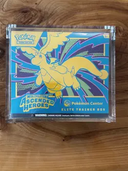 TCG POKEMON CENTER MEGA EVO ASCENDED HEROES ETB ELITE TRAINER BOX SEALED W CASE - Image 1