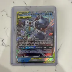 Pokemon Blastoise & Piplup GX 38/236 Sm-Cosmic Eclipse Ultra Rare Holo 270 HP - Image 1