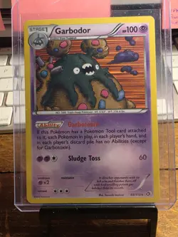 Pokemon TCG - GARBODOR - Legendary Treasures 68/113 Rare Holo - LP+ NM- - Image 1