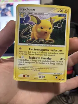 Pokemon TCG Raichu POP RARE PROMO Holo DP21 Pokemon Promos Holo Promo Promo - Image 1