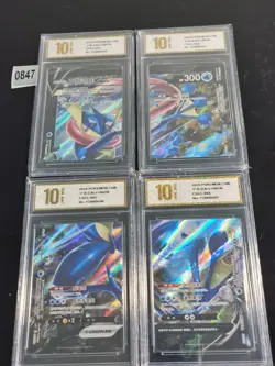 2021 Pokemon S-P Promo Greninja V-UNION 001/020-004/020 Chinese-Pyxis gold 10 - Image 1