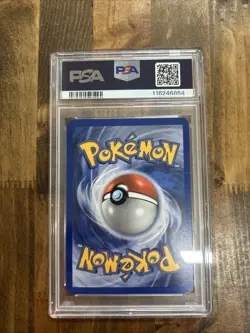 Graded PSA 8 2007 Pokemon Ex Medicham Rev. Foil Power Keepers #34 - Image 2