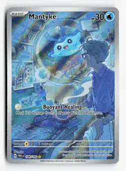 Mantyke 189/182 SV04: Paradox Rift Pokemon TCG Illustration Rare Near Mint NM - Image 1