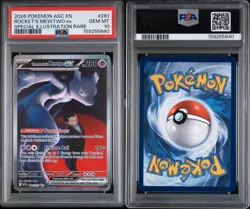 2026 POKEMON ASC EN-ASCENDED HEROES ILLUSTRATION RARE #281 MEWTWO EX PSA 10 - Image 3