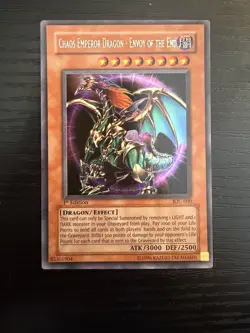 Yu-Gi-Oh! Chaos Emperor Dragon Envoy of the End 1st Edition IOC-000 Mint - Image 1