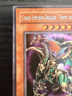 Yu-Gi-Oh! Chaos Emperor Dragon Envoy of the End 1st Edition IOC-000 Mint - Image 4