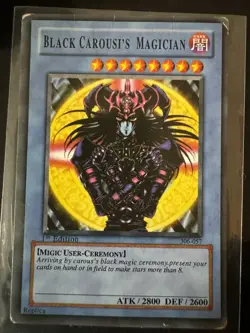 YU-GI-OH! CHAOS CONTROLLER 306-057 MAGICIAN OF BLACK CHAOS Replica SKU:136 - Image 1