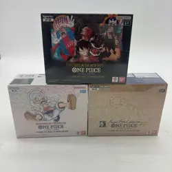 Lot of (3) One Piece English Booster Boxes SEALED EB-02 OP-05 OP-09 - Image 1