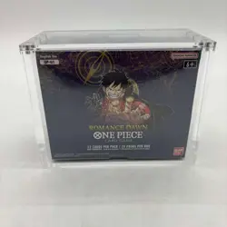 One Piece TCG OP-01 Romance Dawn Booster Box SEALED WHITE BOTTOM w/Acrylic EN - Image 1