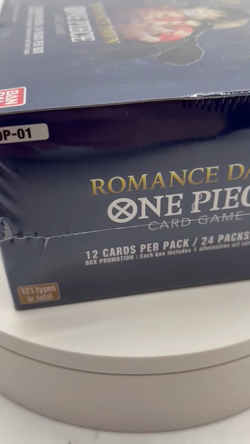 One Piece TCG OP-01 Romance Dawn Booster Box SEALED WHITE BOTTOM w/Acrylic EN - Image 2