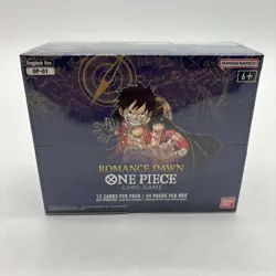 One Piece TCG OP-01 Romance Dawn Booster Box SEALED WHITE BOTTOM w/Acrylic EN - Image 3