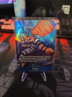 One Piece Buggy OP02-058 Rare Alternative Art Paramount War English - Image 1