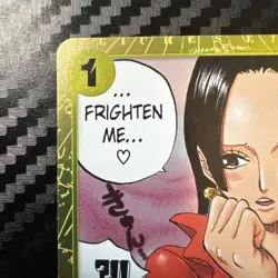 You'll Frighten Me... OP14-118 Foil Rare The Azure Sea's Seven One Piece Card - Image 2