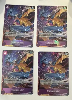 Trafalgar Law (Illustration Box Vol.6) P-093 One Piece Promotion Cards Foil x4 - Image 2