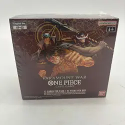 One Piece TCG OP-02 Paramount War Booster Box SEALED w/Acrylic - Image 1