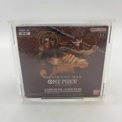 One Piece TCG OP-02 Paramount War Booster Box SEALED w/Acrylic - Image 3