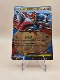 Pokemon Mega Lucario EX 77/132 Mega Evolution Double Rare Card NM Condition - Image 5