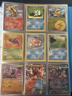 Vintage-Modern Pokemon Card Lot 73 Cards binder not included - Image 2